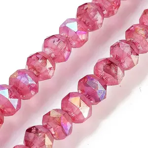 Baking Paint Glass Beads Strands