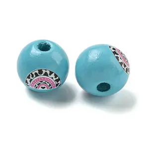 Natural Wood European Beads