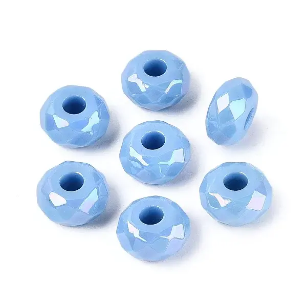 Opaque Acrylic European Beads
