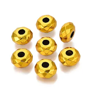 UV Plating Acrylic European Beads