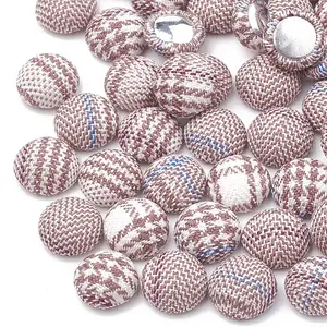 Handmade Cloth Fabric Covered Cabochons