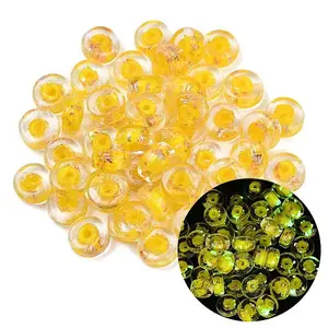 Luminous Handmade Foil Glass Beads