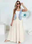 Maxi sukně CISTAL béžová