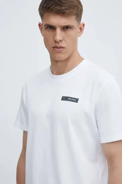 Under Armour basic tričko pánské s bavlnou HW ARMOUR LABEL