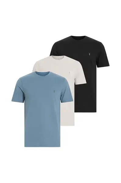 AllSaints Bavlněné tričko AllSaints BRACE 3-pack
