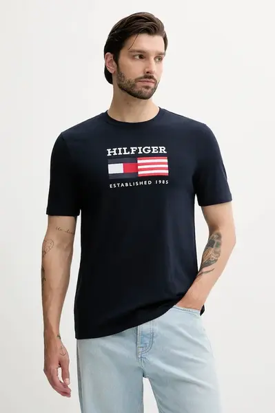 Tommy Hilfiger Bavlněné tričko Tommy Hilfiger