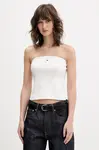 Tommy Jeans top dámský s bavlnou