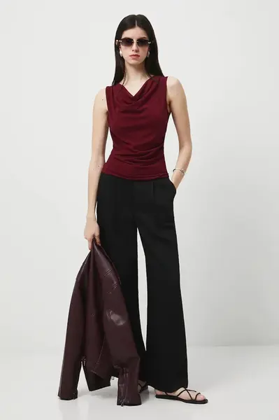 Top Medicine dámský, vínová barva