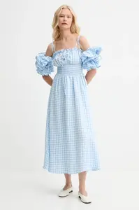 Lněné šaty The Sleeper