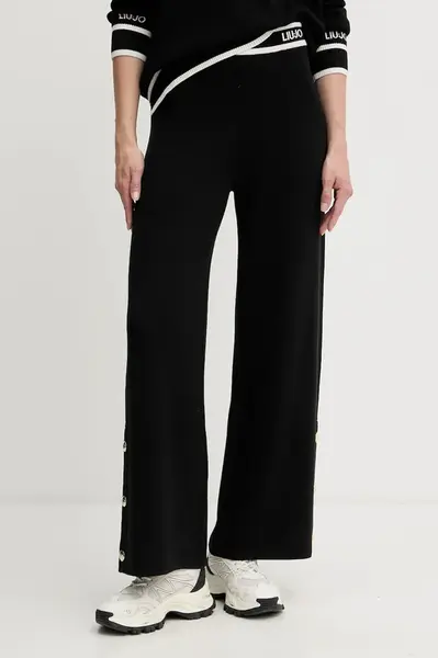 Kalhoty z hedvábné směsi Liu Jo