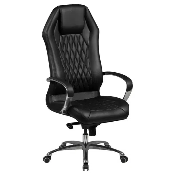 MID.YOU KANCELÁŘSKÉ KŘESLO, vzhled kůže, černá