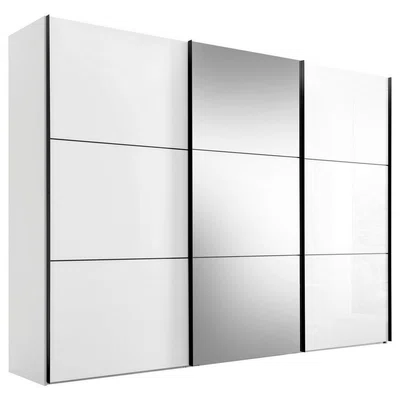 Moderano SKŘÍŇ S POSOUVACÍMI DVEŘMI, bílá, 280/222/68 cm