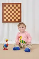 Kojenecké body Bobo Choses Stripped Duck 225AB030