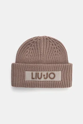 Čepice Liu Jo hnědá barva, 2F5057.M0300