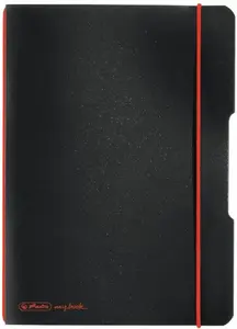 Sešit flex A5 čtverečkovaný - Černý