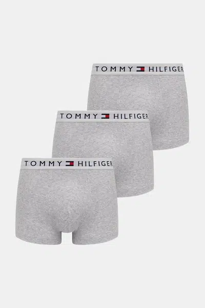 Boxerky Tommy Hilfiger 3-pack šedá barva, UM0UM03622