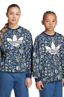 Dětská mikina adidas Originals tmavomodrá barva, vzorovaná, JX6316