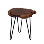 ODKLÁDACÍ STOLEK, přírodní barvy, tmavě hnědá