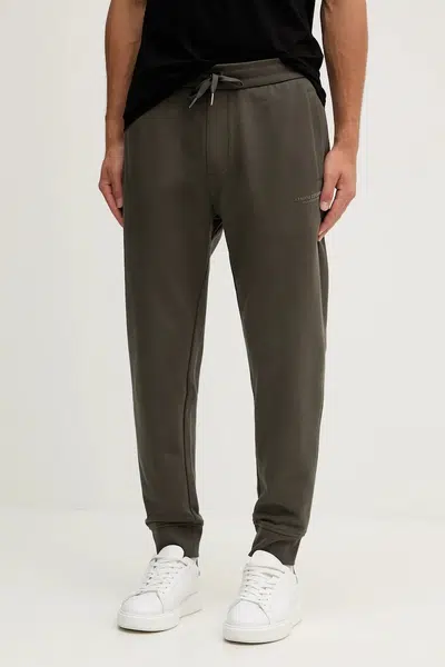 Bavlněné tepláky Armani Exchange pánské, zelená barva, XM001299 AF20934