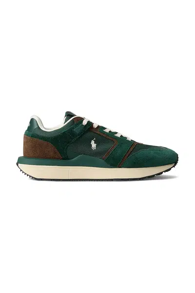 Tenisky Polo Ralph Lauren Trn 89 Pp V2 pánské, zelená barva, 809973975002