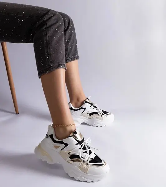 Gemre White-black Sulamita sports sneakers