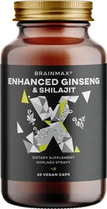 BRAINMAX Enhanced Ginseng & Shilajit 60 kapslí