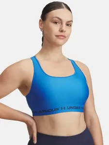 Women's bra Under Armour Crossback Mid Bra-BLU - Women's