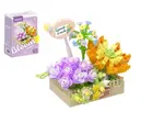 Stavebnice mini KOCO Květinové aranžmá sukulentů 295ks