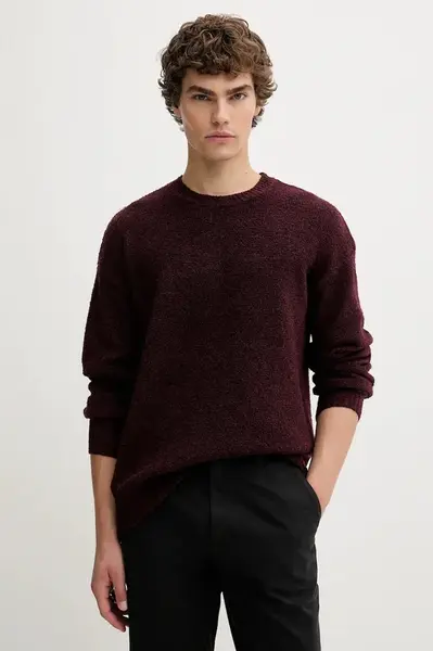 Svetr Guess Jeans pánský, hnědá barva, M5BR03 Z0292