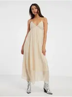 Béžové dámske maxišaty ONLY Phoenix