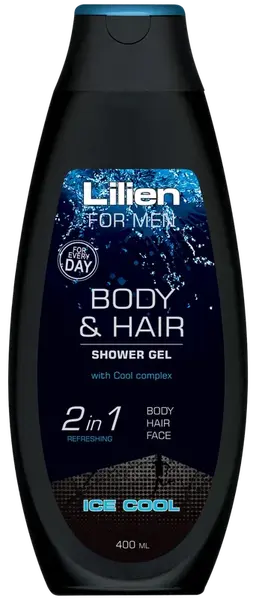 LILIEN Sprchový šampón pre mužov Ice Cool 400 ml