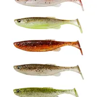 Savage gear gumová nástraha fat minnow t tail clearwater mix 5 ks - 13 cm 20 g