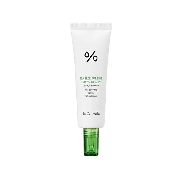 Dr.Ceuracle Tónovaný pleťový krém na opalování SPF 50 Tea Tree Purifine (Green Up Sun) 50 ml