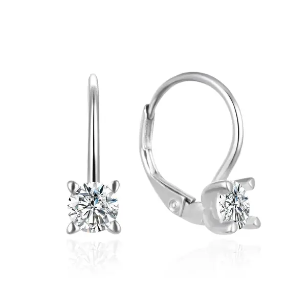 Agato Stříbrné okouzlující náušnice se zirkony AGT-E196LW