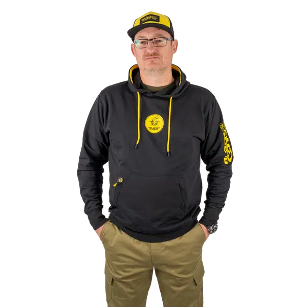 Black cat mikina black hoody - s