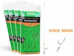 Zfish návazec method feeder rig spike braid 10 cm 5 ks - velikost háčku 6