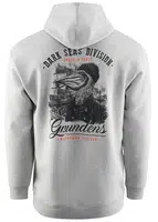 Grundéns mikina dark seas x grundens portsmith hoodie athletic heater - s