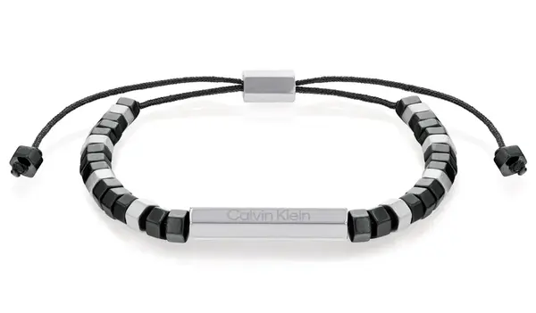 Calvin Klein Moderní šňůrkový náramek Essential Shapes 35000278