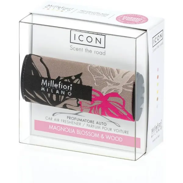 Millefiori Milano Vůně do auta Icon Textil Floral Magnolia Blossom & Wood