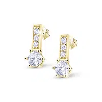 Cutie Jewellery Krásné visací náušnice se zirkony Z8057-30-10-X-1