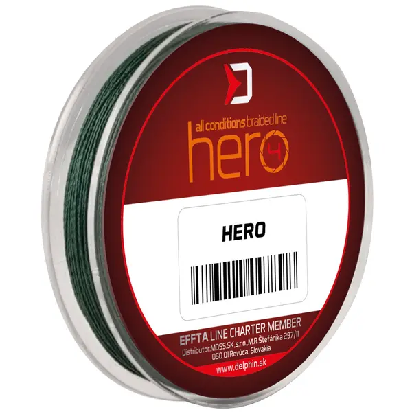 Delphin návazcová šňůra hero 15 m-průměr 0,16 mm / nosnost 10 kg