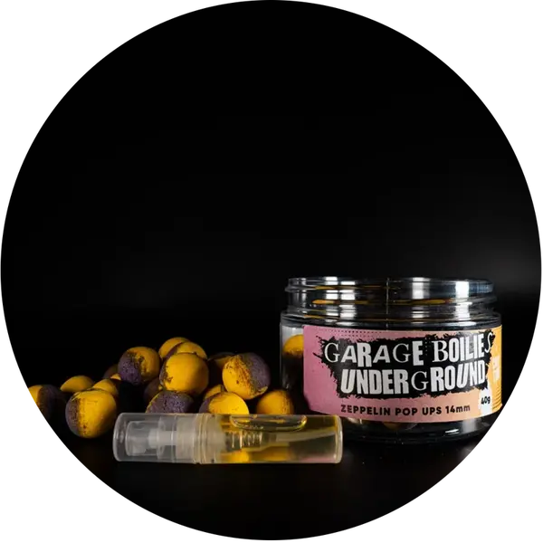 G.b.u. plovoucí boilies zeppelin pop ups double trouble 40 g - 14 mm