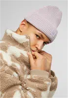 Knitted woolen hat - lilac