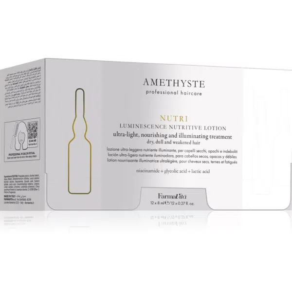 FarmaVita Amethyste Hydrate ampule pro hydrataci a lesk 12x8 ml