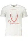 CAVALLI CLASS MEN'S SHORT SLEEVED T-SHIRT WHITE