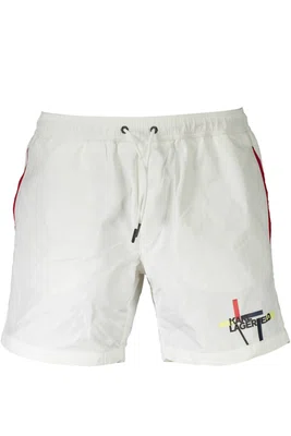 KARL LAGERFELD BEACHWEAR SWIMSUIT BOTTOM MEN WHITE