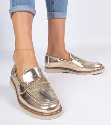Gemre Golden classic women's loafers Merisa