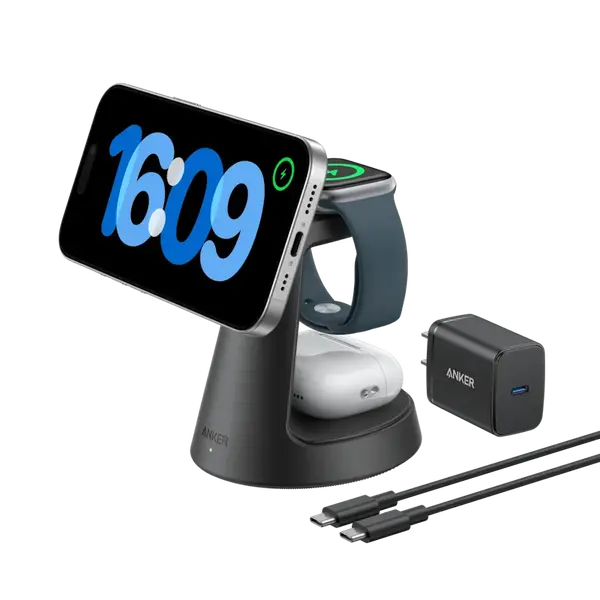 Anker MagGo B25M4 Bezdrátová nabíječka 15W černá