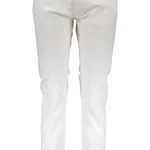 GANT WHITE WOMEN'S TROUSERS