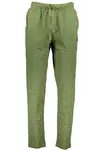 GIAN MARCO VENTURI MEN'S GREEN TROUSERS
